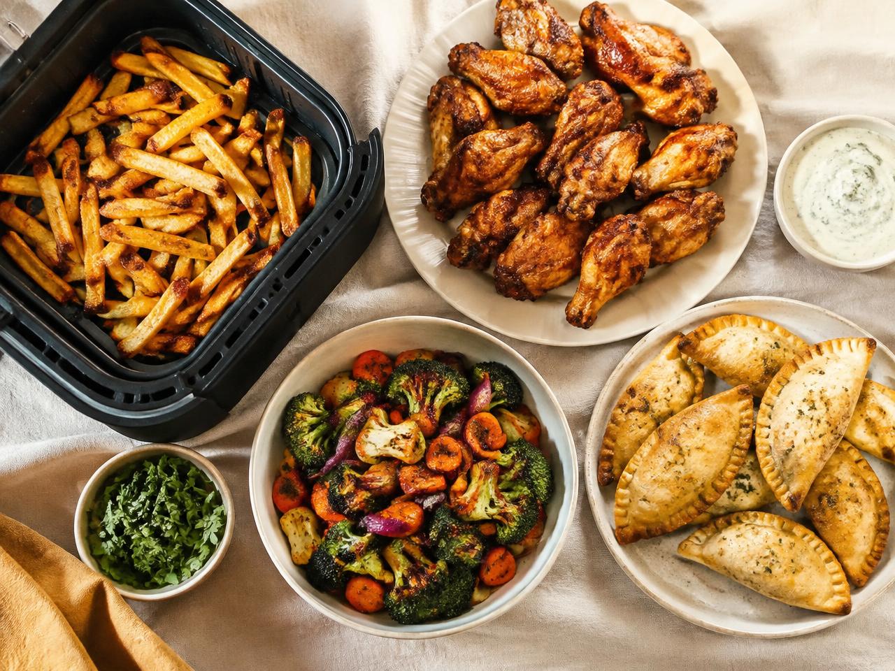 Comidas hechas en freidora de aire